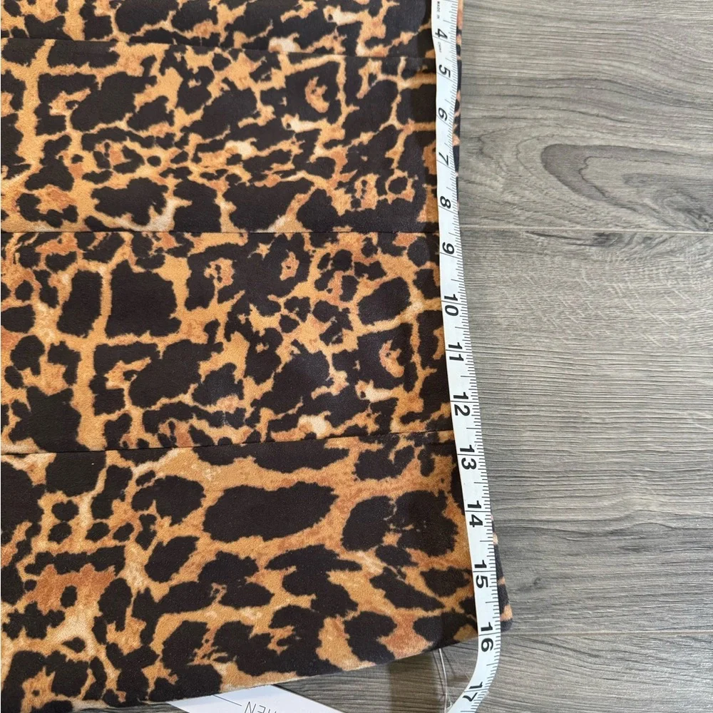 Stylish Leopard Print Midi Skirt NWT - Picture 11 of 11